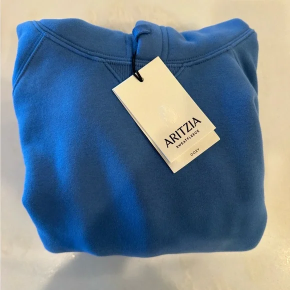 Aritzia cozy hoody sweatshirt in blue. NWT - Picture 4 of 4